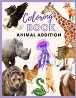Coloring Book Animal Addition B0CP9FRH5X Book Cover