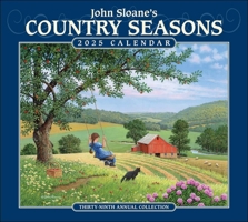 John Sloane's Country Seasons 2025 Deluxe Wall Calendar 1524887056 Book Cover