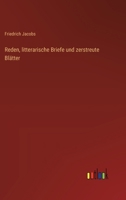 Reden, litterarische Briefe und zerstreute Blätter (German Edition) 3368510436 Book Cover