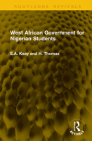 West African Government for Nigerian Students 1041255934 Book Cover