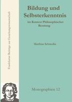 Bildung Und Selbsterkenntnis Im Kontext Philosophischer Beratung 3981338839 Book Cover