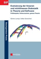 Evaluierung der linearen und nichtlinearen Stabstatik in The 3433030537 Book Cover
