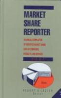 Market Share Reporter 2009: An Annual Compilation of Reported Market Share Data on Companies, Products, and Services (Hardcover) 0787686093 Book Cover