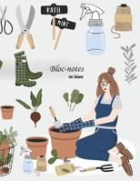 Bloc-notes en blanc: Pour les jardiniers - format A4 - 112 pages - carnet avec index - id�al comme agenda, carnet de croquis, carnet de croquis, carnet � dessin ou cahier � colorier vide 1079536043 Book Cover