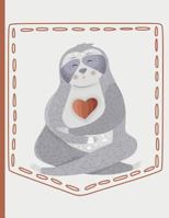 Sloth Hugging Heart Pocket: Everyday Notebook 1731578369 Book Cover