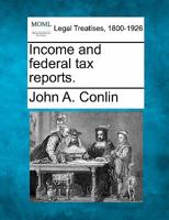 Income and Federal Tax Reports, 1920 (Classic Reprint) 1176329642 Book Cover