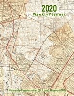 2020 Weekly Planner: Normandy-Pasadena Area (St. Louis), Missouri (1941): Vintage Topo Map Cover 1676935495 Book Cover