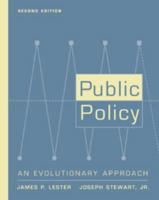 Public Policy: An Evolutionary Approach 0534550088 Book Cover