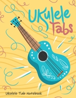 Ukulele Tabs: Plain Ukulele Notebook - Journal Sketchbook Gift - Large (8.5 x 11 inches ) - 150 Pages (Guitar Tab Notebook) 1677394099 Book Cover