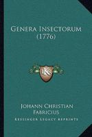 Genera Insectorum (1776) 1166048071 Book Cover