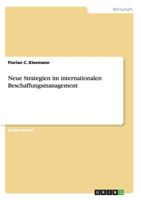 Neue Strategien im internationalen Beschaffungsmanagement 3638744264 Book Cover