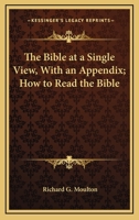 The Bible at a Single View 1017896011 Book Cover