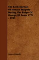 Journal of the Reign of King George the Third: from the Year 1771-1783 1010328468 Book Cover