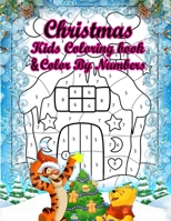 Christmas Kids Coloring Book & Kids Color By Numbers: 50 Color By Numbers Christmas Coloring Pages for Kids 1708597891 Book Cover