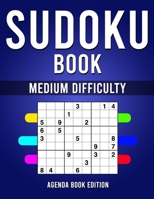 Sudoku Book Medium Difficulty: 200 Medium Difficulty Sudokus with Solutions null Book Cover