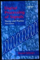 Digital Processing of Signals: Theory and Practice 0471903183 Book Cover