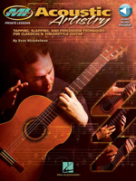 Acoustic Artistry: Tapping, Slapping, and Percussion Techniques for Classical & Fingerstyle Guitar 1423405714 Book Cover