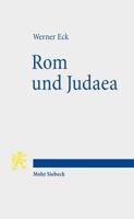 ROM Und Judaea: Funf Vortrage Zur Romischen Herrschaft in Palaestina 3161494601 Book Cover