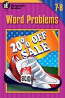 Word Problems Homework Booklet, Grades 7 - 8 0880128658 Book Cover