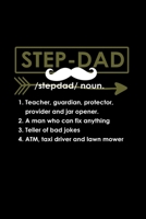 Step Dad Definition: Food Journal Track Your Meals Eat Clean And Fit Breakfast Lunch Diner Snacks Time Items Serving Cals Sugar Protein Fiber Carbs Fat 110 Pages 6 X 9 In 15.24 X 22.86 Cm 1708096329 Book Cover