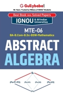 MTE-06 Abstract Algebra 8189086820 Book Cover