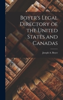 Boyer's Legal Directory of the United States and Canadas 1013889711 Book Cover