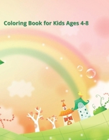 Coloring Book for Kids Ages 4-8 B08VBH5W6T Book Cover
