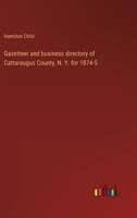 Gazetteer and business directory of Cattaraugus County, N. Y. for 1874-5 3368820842 Book Cover