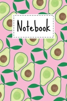 Notebook: Cute Avocado Gifts Notebook Blank Lined Paper For Girls Boys Men And Women - Pink Avocado Themed Pattern For Avocado Lovers 1706313195 Book Cover