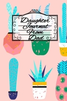 Daughter Journal From Dad: Letters To My Children Proud Of You Journal - Dad Journal Memories For Daughters - Blank Memories Journaling Notebook & Keepsake Gift From Father - Inspirational Succulent & 3749756856 Book Cover