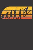 Notebook: Dot Grid Dotted 6x9 120 Pages Ski Jumping Skiing Skier Gift Jump Hill Evolution 1082182567 Book Cover