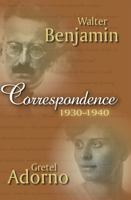 Correspondence 1930-1940 0745690084 Book Cover