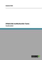 Effektivität multikultureller Teams 3656065462 Book Cover