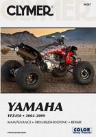 Clymer Yamaha YFZ 450 2004-2009 1599693658 Book Cover