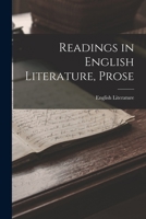 Readings in English Literature, Prose 1017310602 Book Cover