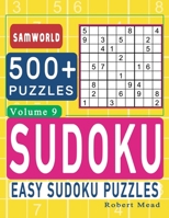 Easy Sudoku Puzzles: Over 500 Easy Sudoku Puzzles And Solutions (Volume 9) B08B37VRCP Book Cover