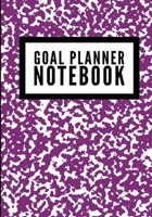 Goal Planner Notebook: School Marble Purple - Undated Goal Planner, Durable Journal Diary Notebook, Organizer For Project Planning & Goal Setting - [Professional Grade] 1697371671 Book Cover