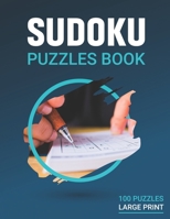 sudoku puzzle books large print 100 Puzzles: large print soduko books for adults 9x9 with solutions B08JDYW9LL Book Cover