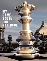 My Game Score Log Notebook: Track your game scores when playing with other players 10 players names per page and area for lined Notes 100 pages 8.5x11 inches 1706047940 Book Cover