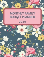 2020 Monthly Family Budget Planner: A Bill Tracker Calendar and Expense Tracker Notebook (Green, Floral) 1673968422 Book Cover