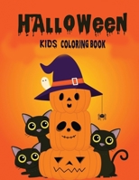 Halloween Kids Coloring Book: Ghoulishly Great Coloring Pages for Kids B0C1DN8XQ1 Book Cover