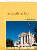 Introduction to Law 059547733X Book Cover