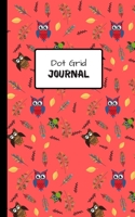 Dot Grid Journal: A Cute Pink Notebook with Owls for Creative Design and Organization 1699515999 Book Cover