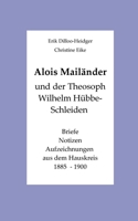Alois Mailänder und der Theosoph Wilhelm Hübbe-Schleiden: Briefe - Notizen - Aufzeichnungen aus dem Hauskreis 1885-1900 (German Edition) 3769388844 Book Cover