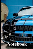 Ford Mustang Shelby GT 500 Notebook: Planner Logbook Notebook Diary Todo Memory Book Budget Planner Gift Log Men, Woman, Girls, & Boys, Cars, Autos 100 pages Lined 6 x 9 170634757X Book Cover