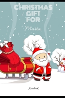 Christmas Gift For Maria College Ruled Notebook: Planner Logbook Diary Gift Todo Memory Book Budget Planner Medium to Large Sized Notebook With College Ruled Lined Paper for School Education 100 pages 1671215621 Book Cover