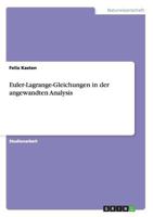 Euler-Lagrange-Gleichungen in der angewandten Analysis 3656371792 Book Cover