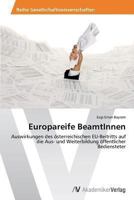 Europareife Beamtinnen 3639491289 Book Cover