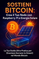 Sostieni Bitcoin: Crea il Tuo Nodo con Raspberry Pi e Energia Solare (Italian Edition) B0F3JM4365 Book Cover