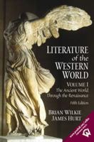 Literature of the Western World, Volume I: The Ancient World Through the Renaissance (5th Edition) 013018666X Book Cover